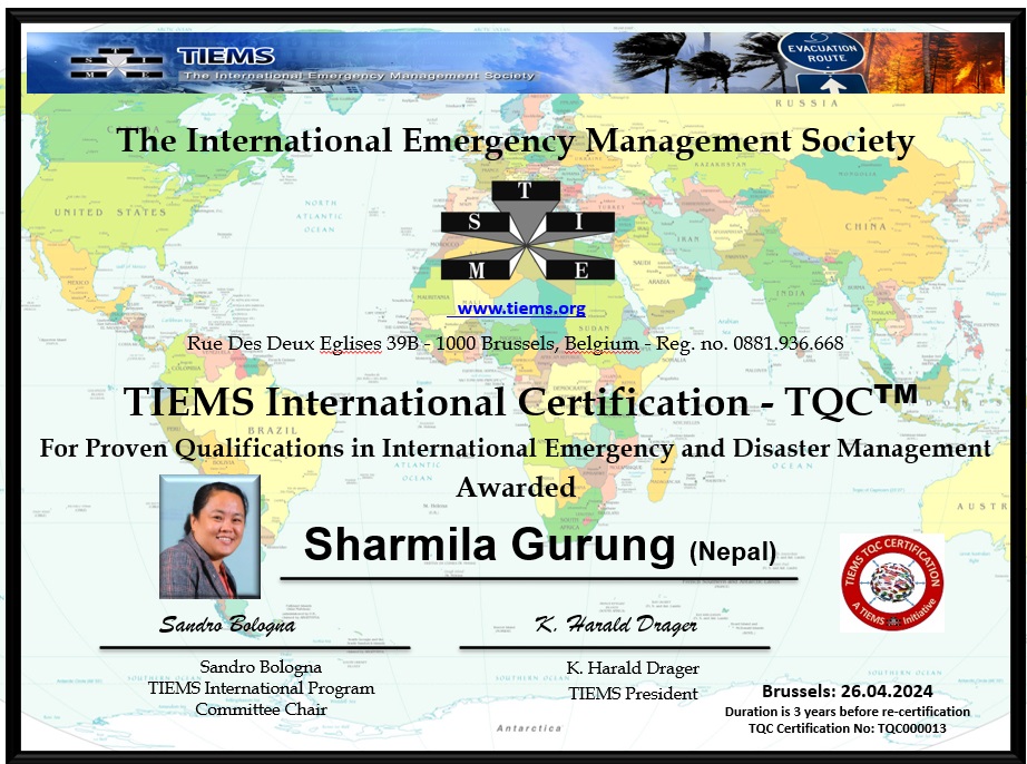 Sharmila Gurung Diploma 1